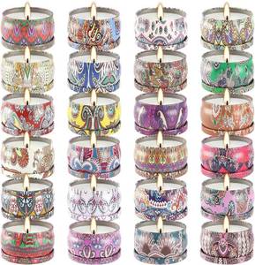 lot 16905 image: Howemon 24 Pack Scented Candles Set for Home, Relaxing Stress Relief, Aromatherapy - Natural Soy Wax and Fragrance - Gifts for Women, Mom, Best Friend, Wife, Birthday - Retail $23