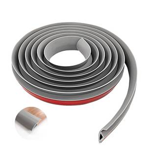 lot 29323 image: COUKIU 10 FT PVC Floor Transition Strip, Peel and Stick Molding Trim for Threshold Transitions with a Height Less Than 10 mm0.4in, Carpet & Floor Edging Trim, Carpet to Tile Transition Strip(Gray) - Retail $22