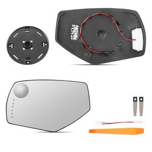 lot 32040 image: maXpeedingrods Driver Side Heated & Turn Signal Light Mirror Glass Replacement for Chevy Silverado 1500 2500HD 3500HD 2014-2018, for GMC Sierra 1500 2500HD 3500HD 2014-2018 GM1324146 - Retail $38
