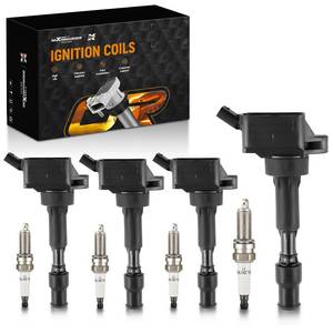 lot 43718 image: MaXpeedingrods UF816 Ignition Coil Pack and 9723 Spark Plugs for Hyundai Elantra 2.0 2015, for Kia Forte 2.0L 2017 L4 Set of 4 Coils Kit Replace UF-816 - Retail $60