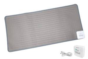 lot 43780 image: DOGNESS Rechargeable Pet Shock Mat, 31x15 Safe Cat Scat Repellent Mat Electronic Training Pads Keep Dogs and Cats Off Couch, Bed, Indoor Cat Deterrent Mats (Grey) - Retail $58