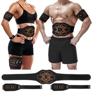 lot 43790 image: Electronic Muscle StimulatorAbs Stimulator Muscle Machine for AbdomenArms,USB Rechargeble for Fitness Strength Training Workout Equipment Men and Women - Retail $48