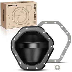 lot 43801 image: A-Premium 10.5 Ring Gear Rear Differential Cover with Gasket & Magnet Fit for Chevy Silverado 2500 1999-2004 Silverado 2500HD 2001-2009 GMC Sierra 2500 1999-2004 Sierra 2500HD 2001-2008 - Retail $39