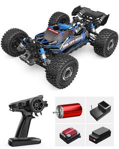 lot 43806 image: TesPower MJX Hyper GO 16207 with 3S Battery 116 RTR Brushless RC Cars, 62KMH Fast RC Truck, 4WD All-Road Remote Control Cars for Adults,Electric Powered Hobby RC Buggy Gift for Adult - Retail $115