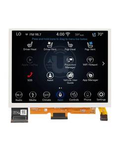 lot 43811 image: TDO-XGA084 8.4 Uconnect Screen Replacement, Uconnect 4 4C UAQ UAS LCD Monitor Touch-Screen Radio Navigation New OEM Display Fit for Ram Dodge Chrysler Jeep 2018-2023 Replace# 68388570AB - Retail $169