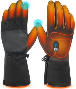 lot 43816 image: JS LifeStyle Heated Gloves for Men Women HG-05,7.4V 3000mAh Rechargeable Battery Wear-Resistant Heated Work Gloves with Touch Screen and Light-Off Design for Winter Driving Cycling Motorcycle - Retail $80
