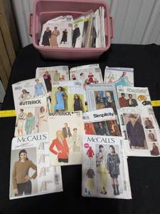 lot 33 image: 1990s-2000s Sewing Pattern Collection - McCalls, Butterick, Simplicity