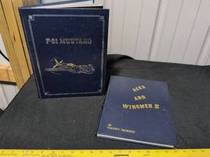 lot 34 image: P-51 Mustang & Aces and Wingmen II Book Set