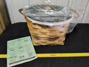 lot 54 image: Peterboro Basket Co. Protector with Instructions