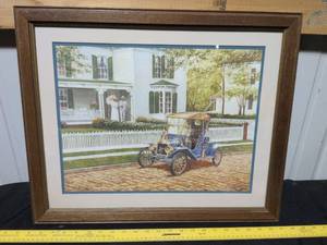 lot 77 image: Classic Ford Model T Wall Art