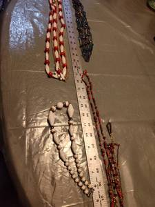 lot 203 image: Collection of Decorative Beaded Necklaces