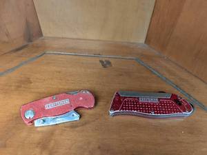 lot 217 image: Craftsman Red Utility Knife Set