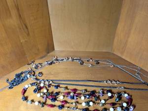 lot 266 image: Multi-Strand Mixed Gemstone Necklace