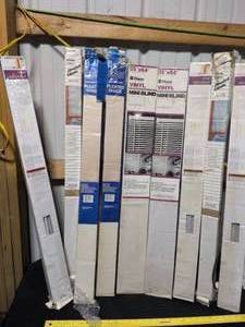 lot 3 image: 35x64 White Vinyl Mini Blinds Lot