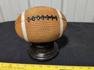 lot 6 image: Vintage Football Piggy Bank
