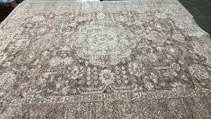 lot 2025 image: Threshold Brown Multicolored 78x910 Area Rug.