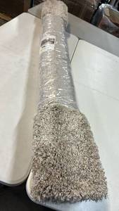 lot 2030 image: Threshold Tan Eyelash Shag 78x910 Area Rug.