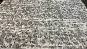 lot 2034 image: Threshold Elliot Geo 7x10 Area Rug Gray Geo.