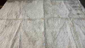 lot 2043 image: Threshold Cream Eyelash Shag 7x10 Area Rug.