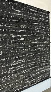 lot 2050 image: BlackWhiteGray 5x7 Area Rug.