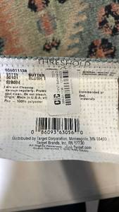 lot 3007 image: Traditional Persian Style Runner Rug with Geometric Medallion Pattern, 24x7