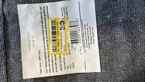 lot 3038 image: Threshold Natural Jute Braided Runner Rug, 24x7