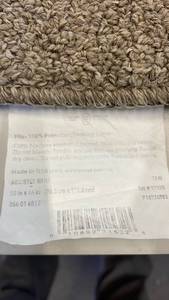 lot 3043 image: Natural Jute Accent Rug 30x46 inch