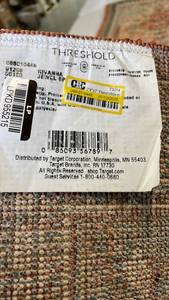 lot 3045 image: Threshold Persian Style Runner Rug with Fringe, 24x7