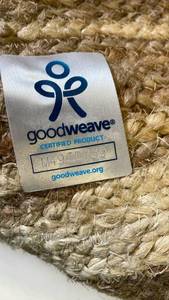 lot 3056 image: Goodweave Certified Natural Jute Braided Area Rug