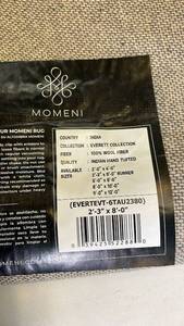 lot 3063 image: Momeni Everett Collection Hand-Tufted Wool Runner Rug