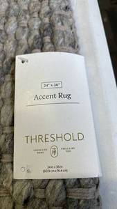 lot 3071 image: Threshold 24x36 Braided Jute Area Rug