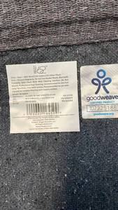 lot 3088 image: Project 62 Gray Woven Runner Rug 28x84 Inches