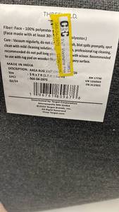 lot 3096 image: 5x7 Persian Style Area Rug with Traditional Geometric Pattern