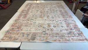 lot 8002 image: Threshold 7x10 Persian Style Multi Colored Area Rug