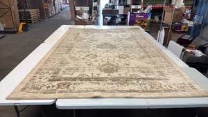 lot 8017 image: Threshold 7x10 Parksley Distressed Tan Area Rug