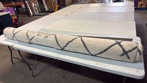 lot 8028 image: Threshold 7x10 Area Rug Diamond Pattern