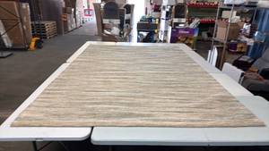 lot 8034 image: Threshold 7x10 Multi Colored Woven Fabric Area Rug