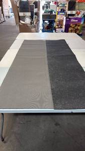 lot 8070 image: Dark Gray 5x7 Carpet Pad with Nonslip Backing