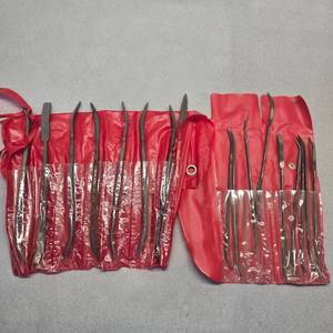 lot 388 image: Babco Tools Italian Style Rifflers 8-Piece Wood Sharpening Rasp Set