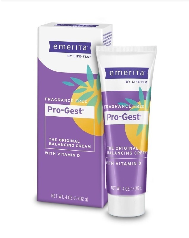 lot 5111021 image: Emerita Pro-Gest Balancing Cream with Vitamin D3  USP Progesterone Cream from Wild Yam for Optimal Balance at Midlife  4 oz - Retail $38