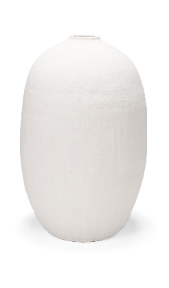 lot 5112010 image: Mercana Karakum II Large White Textured Ceramic Vase 67679 31.89 H x 19.75 W x 19.69 D - Retail $1,279