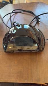 lot 49 image: Black Digital Alarm Clock Radio with LCD Display - Retail $15