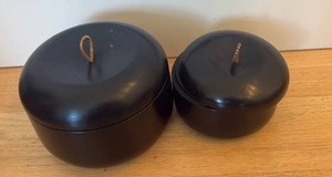 lot 59365 image: BLACK APPLE CANISTER SET - Retail $15