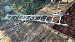 Aluminum Telescoping Multi-Position Extension Ladder - Retail: $75
