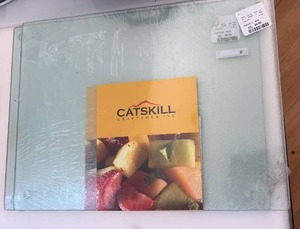 lot 60403 image: Catskill Craftsmen Tempered Glass Cutting Board Set - Retail $25