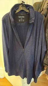lot 60429 image: Calvin Klein Performance Mens Zip-Up Hoodie Size 1X - Retail $25