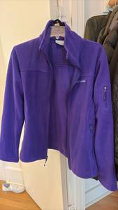 lot 60431 image: Columbia Purple Fleece Jacket Size Medium - Retail $15