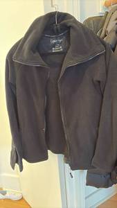 lot 60433 image: Calvin Klein Performance Black Full Zip Hoodie - Retail $25