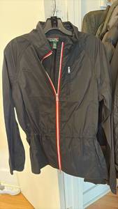 lot 60434 image: Ralph Lauren RRL Black Windbreaker Jacket Size Large - Retail $45