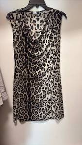 lot 60476 image: MSK Leopard Print Sleeveless Dress - Retail $15